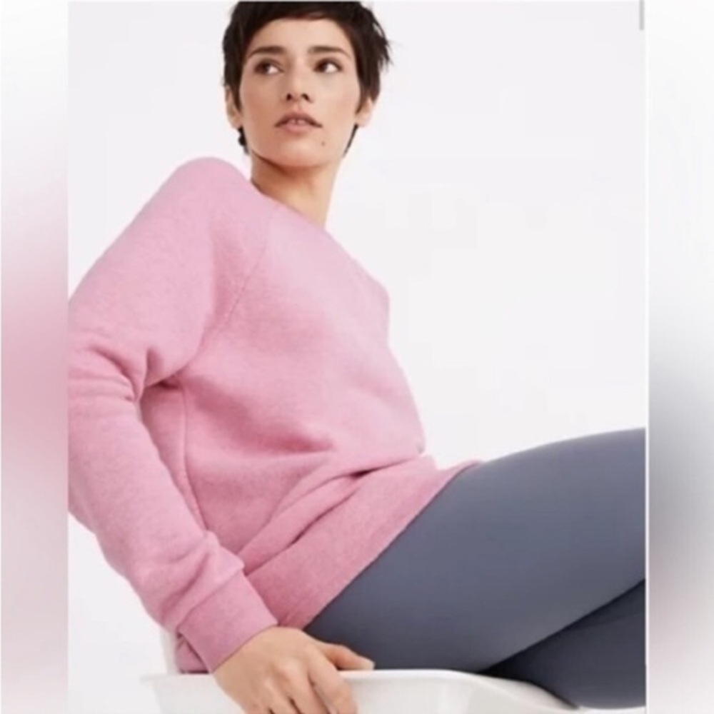 Madewell Sweatshirt Make Weekends Longer (MWL) in Pink